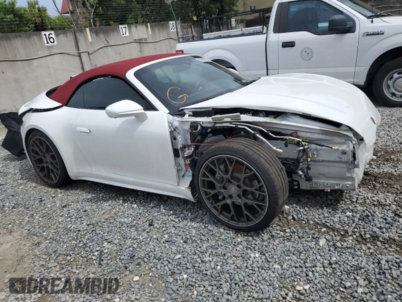2021 Porsche 911 Carrera with VIN WP0CA2A96MS239226, listed as a Copart auction lot 60892643 with 17,195 mi miles and . Bid and sale history available at DreamBid. Image 4.