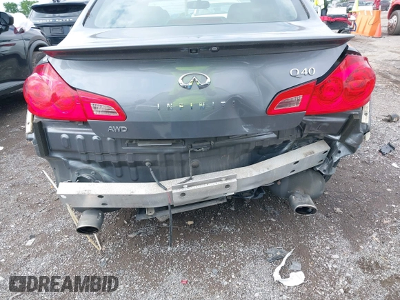2015 Infiniti Q40 with VIN JN1CV6AR8FM521230, listed as a IAAI auction lot 42191081 with 109,536 mi miles and . Bid and sale history available at DreamBid. Image 6.