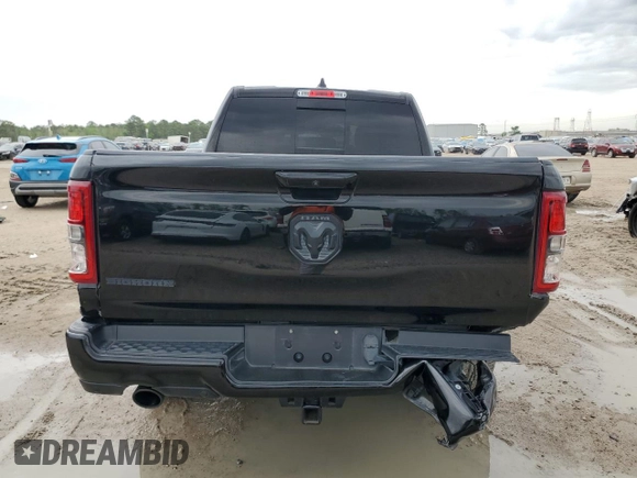2022 Ram 1500 Big Horn with VIN 1C6RREMT0NN393921, listed as a Copart auction lot 51179695 with 79,839 mi miles and Salvage Title. Bid and sale history available at carsss.com. Image 6.