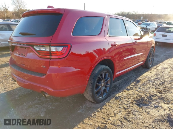 2017 Dodge Durango R/T with VIN 1C4SDJCT4HC681573, listed as a IAAI auction lot 41492029 with 121,515 mi miles and . Bid and sale history available at DreamBid. Image 4.