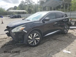 2017 Nissan Murano SL z VIN 5N1AZ2MG4HN185967, wystawiony jako Copart lot #51345485 z przebiegiem 72 081 mil mil oraz Szkoda całkowita • Salvage title. Historia ofert i sprzedaży dostępna na DreamBid. Obrazek 1.