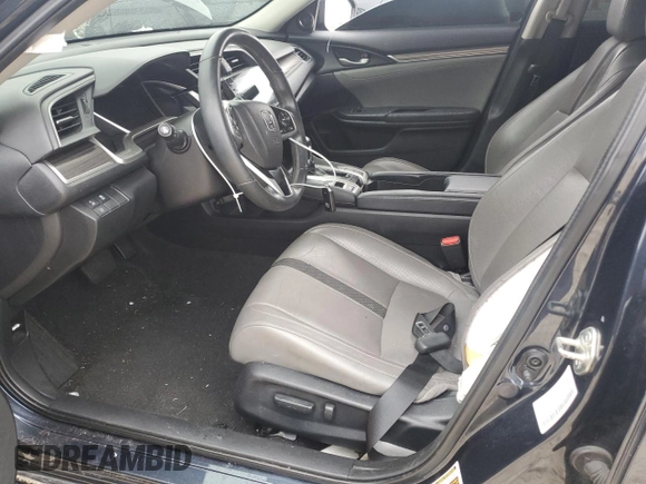 2020 Honda Civic Sedan EX-L with VIN 19XFC1F74LE015365, listed as a Copart auction lot 44965985 with 55,463 mi miles and Salvage Title. Bid and sale history available at carsss.com. Image 7.