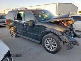 2016 Ford Expedition Limited with VIN 1FMJU1KT4GEF35590, listed as a Copart auction lot 54911715 with 111,748 mi miles and Salvage title. Bid and sale history available at DreamBid. Image 4.