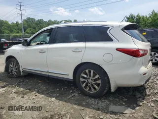 2014 Infiniti QX60 with VIN 5N1AL0MMXEC552292, listed as a Copart auction lot 57250055 with 163,174 mi miles and Salvage title. Bid and sale history available at DreamBid. Image 2.