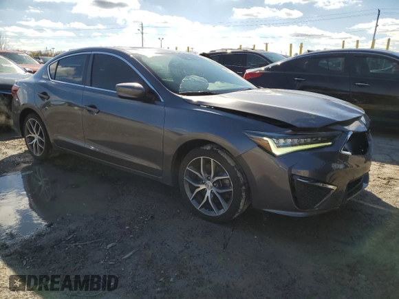 2019 Acura ILX w/Premium Pkg with VIN 19UDE2F70KA001151, listed as a Copart auction lot 48176315 with 68,024 mi miles and Salvage Title. Bid and sale history available at carsss.com. Image 4.