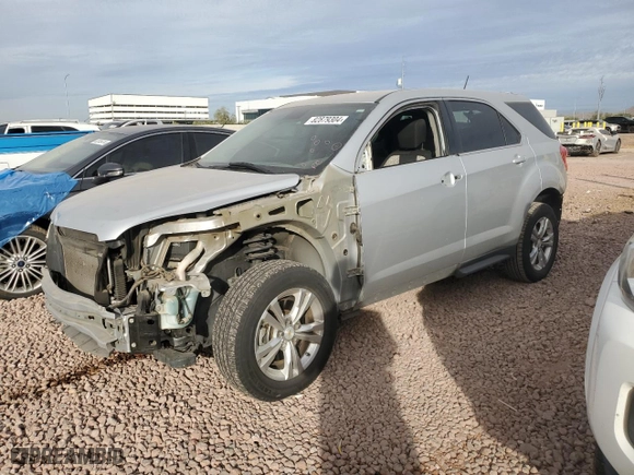 2015 Chevrolet Equinox LS with VIN 2GNALAEKXF6308571, listed as a Copart auction lot 82879304 with 86,512 mi miles and Salvage Title. Bid and sale history available at carsss.com. Image 1.