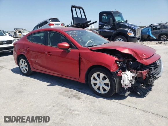 2017 Mazda 3 Sport with VIN 3MZBN1U71HM154925, listed as a Copart auction lot 53653295 with Not Provided miles and Salvage Title. Bid and sale history available at DreamBid. Image 4.