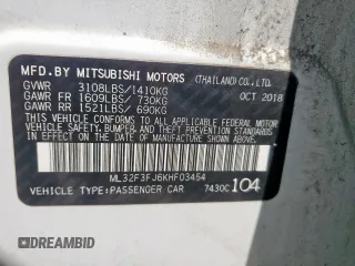2019 Mitsubishi Mirage ES с VIN ML32F3FJ6KHF03454, выставлен на аукционе Copart как лот 63476785 с пробегом 108 127 миль миль и Чистый • Clean title. История ставок и продаж доступна на DreamBid. Изображение 12.