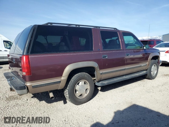 1997 GMC Suburban z VIN 1GKFK16R0VJ739603, wystawiony jako Copart lot #48430045 z przebiegiem 195 017 mil mil oraz Szkoda całkowita • Salvage title. Historia ofert i sprzedaży dostępna na DreamBid. Obrazek 3.