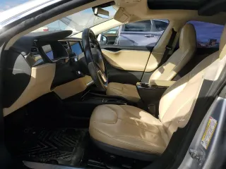 2015 Tesla Model S 85D with VIN 5YJSA1H2XFFP73196, listed as a Copart auction lot 75903524 with Not Provided miles and Salvage Title. Bid and sale history available at carsss.com. Image 7.