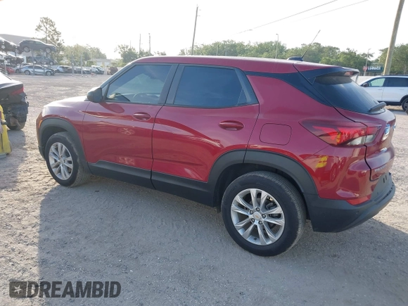 2021 Chevrolet TrailBlazer LS with VIN KL79MMS27MB005124, listed as a IAAI auction lot 42079611 with 38,033 mi miles and . Bid and sale history available at DreamBid. Image 3.