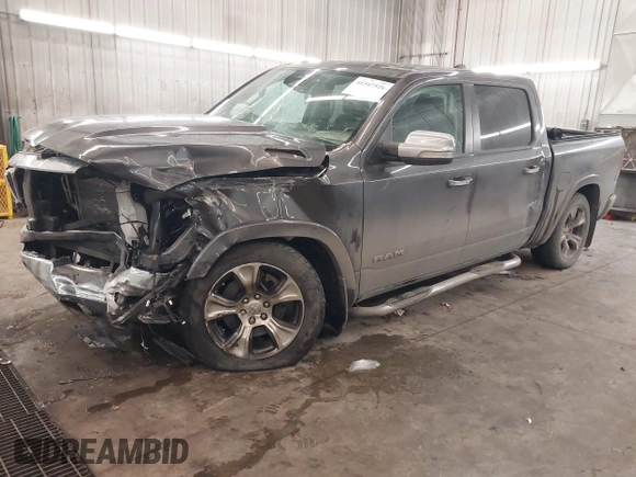 2022 Ram 1500 Laramie with VIN 1C6SRFJT9NN225321, listed as a IAAI auction lot 41547526 with 44,392 mi miles and . Bid and sale history available at DreamBid. Image 18.