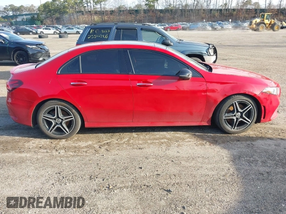 2019 Mercedes-Benz A 220 with VIN WDD3G4FB3KW025439, listed as a IAAI auction lot 41911671 with 59,187 mi miles and . Bid and sale history available at DreamBid. Image 13.