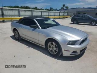 2014 Ford Mustang V6 with VIN 1ZVBP8EM6E5280254, listed as a Copart auction lot 61367625 with 81,346 mi miles and Salvage title. Bid and sale history available at DreamBid. Image 4.