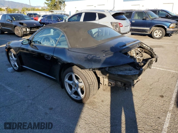 2006 Porsche 911 Carrera with VIN WP0CA29996S755359, listed as a Copart auction lot 45865585 with 18,993 mi miles and Salvage Title. Bid and sale history available at DreamBid. Image 2.
