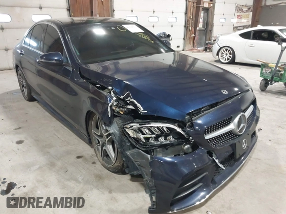 2020 Mercedes-Benz C 300 with VIN WDDWF8EB4LR563818, listed as a IAAI auction lot 41494813 with 72,552 mi miles and . Bid and sale history available at DreamBid. Image 6.