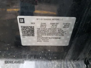 2020 Chevrolet Malibu LT with VIN 1G1ZD5ST3LF038848, listed as a Copart auction lot 81261484 with 81,756 mi miles and Salvage Title. Bid and sale history available at DreamBid. Image 12.