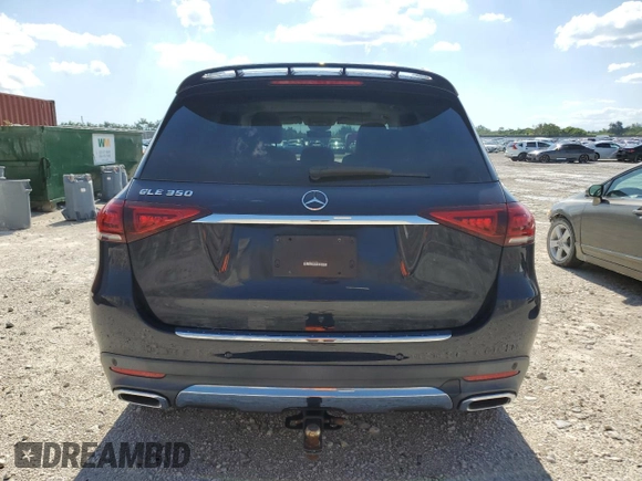 2020 Mercedes-Benz GLE 350 with VIN 4JGFB4JB9LA201644, listed as a Copart auction lot 56509585 with 27,204 mi miles and Salvage title. Bid and sale history available at DreamBid. Image 6.