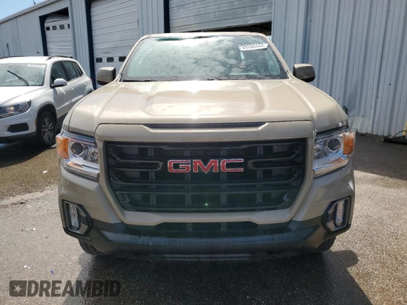 2021 GMC Canyon 4WD Elevation with VIN 1GTG6CEN1M1275962, listed as a Copart auction lot 69860444 with 86,886 mi miles and Salvage Title. Bid and sale history available at carsss.com. Image 5.