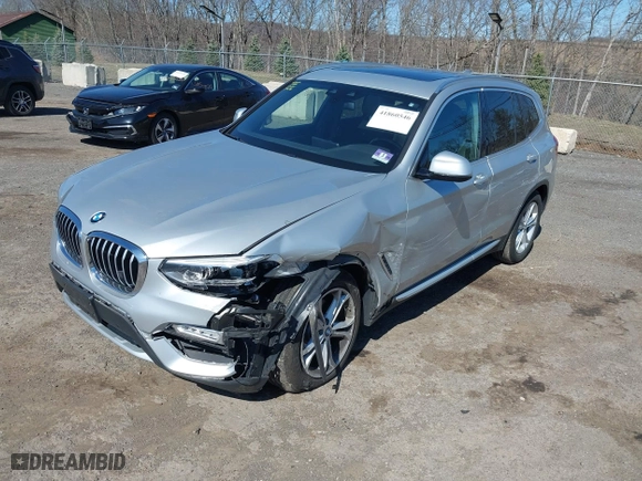 2018 BMW X3 xDrive30i with VIN 5UXTR9C59JLD68466, listed as a IAAI auction lot 41860546 with 49,192 mi miles. Bid and sale history available at carsss.com. Image 17.