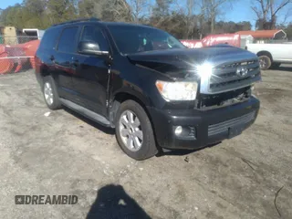 2010 Toyota Sequoia SR5 with VIN 5TDZM5G15AS001408, listed as a IAAI auction lot 41351847 with 268,240 mi miles. Bid and sale history available at carsss.com. Image 1.