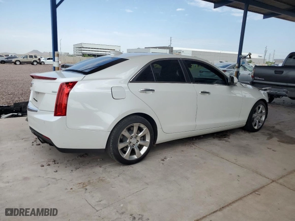 2016 Cadillac ATS Sedan Luxury Collection RWD with VIN 1G6AB5RS9G0114673, listed as a Copart auction lot 64083124 with 51,847 mi miles and Salvage Title. Bid and sale history available at carsss.com. Image 3.