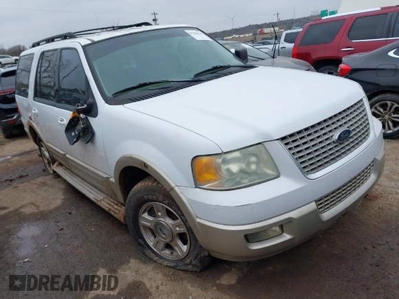 2005 Ford Expedition Eddie Bauer с VIN 1FMFU17585LA25879, выставлен на аукционе IAAI как лот 41694118 с пробегом 196 715 миль миль и . История ставок и продаж доступна на DreamBid. Изображение 1.