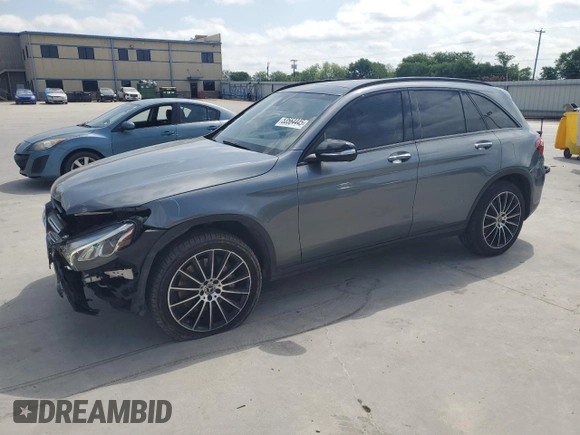 2019 Mercedes-Benz GLC 300 z VIN WDC0G4KB8KV169636, wystawiony jako Copart lot #53564445 z przebiegiem 108 339 mil mil oraz Szkoda całkowita • Salvage title. Historia ofert i sprzedaży dostępna na DreamBid. Obrazek 1.
