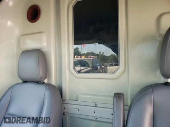 2015 Ford Transit with VIN 1FTNR2CG4FKA94008, listed as a Copart auction lot 60238194 with 238,468 mi miles and Salvage Title. Bid and sale history available at DreamBid. Image 10.