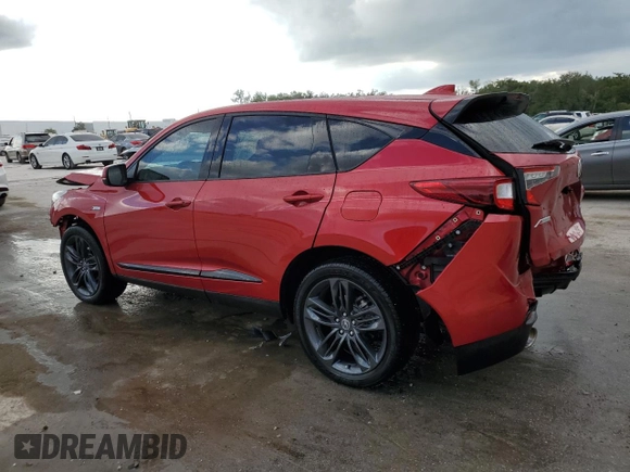 2024 Acura RDX w/A-Spec Package with VIN 5J8TC2H67RL018209, listed as a Copart auction lot 80133514 with 11,323 mi miles and Salvage title. Bid and sale history available at DreamBid. Image 2.