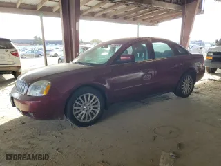 2005 Mercury Montego Premier with VIN 1MEFM42105G617326, listed as a Copart auction lot 44360835 with 0 mi miles and Salvage Title. Bid and sale history available at carsss.com. Image 1.