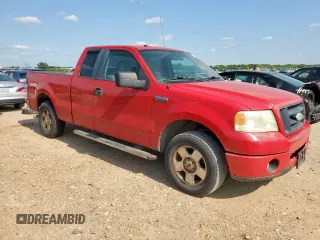 2007 Ford F-150 STX with VIN 1FTRX12W67KC25192, listed as a Copart auction lot 58863975 with 161,527 mi miles and Clean title. Bid and sale history available at DreamBid. Image 4.