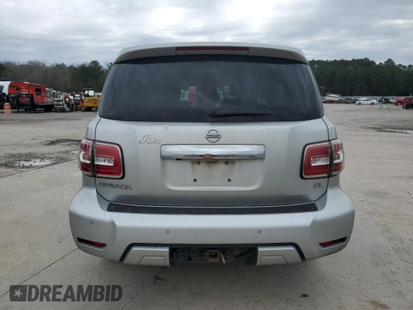 2017 Nissan Armada SL with VIN JN8AY2ND6H9007843, listed as a Copart auction lot 45537635 with 145,579 mi miles and Clean Title. Bid and sale history available at carsss.com. Image 6.