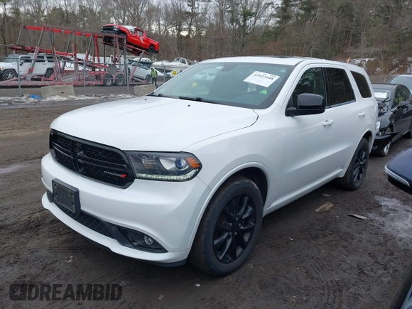 2018 Dodge Durango SXT with VIN 1C4RDJAG1JC198293, listed as a IAAI auction lot 41622448 with 85,003 mi miles and . Bid and sale history available at DreamBid. Image 2.