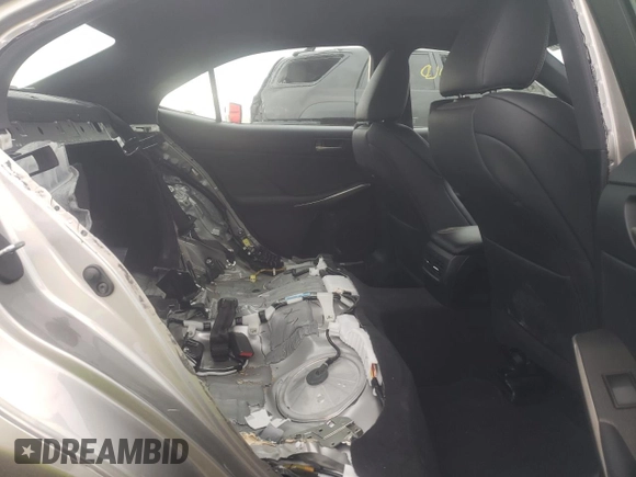 2020 Lexus IS 350 F Sport with VIN JTHGZ1B20L5037077, listed as a Copart auction lot 43649795 with 42,944 mi miles and Salvage title. Bid and sale history available at DreamBid. Image 10.