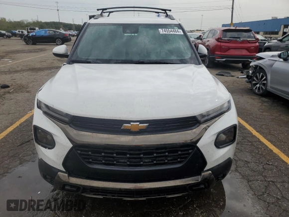 2023 Chevrolet TrailBlazer ACTIV with VIN KL79MSSL5PB075979, listed as a Copart auction lot 74554484 with 47,757 mi miles and Salvage Title. Bid and sale history available at DreamBid. Image 5.
