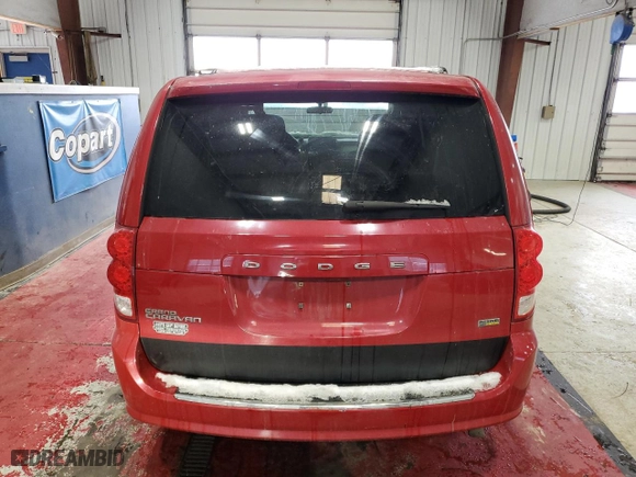 2012 Dodge Grand Caravan SXT with VIN 2C4RDGCG7CR202924, listed as a Copart auction lot 44713205 with 83,573 mi miles and Salvage Title. Bid and sale history available at carsss.com. Image 6.