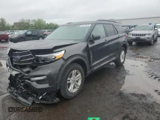 2020 Ford Explorer XLT z VIN 1FMSK8DH8LGC55651, wystawiony jako Copart lot #55479575 z przebiegiem 93 939 mil mil oraz Szkoda całkowita • Salvage title. Historia ofert i sprzedaży dostępna na DreamBid. Obrazek 1.
