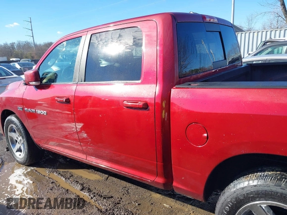 2012 Ram 1500 Sport with VIN 1C6RD7MT9CS161603, listed as a IAAI auction lot 41202927 with 212,522 mi miles and . Bid and sale history available at DreamBid. Image 15.