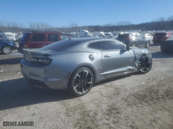 2021 Chevrolet Camaro 2SS with VIN 1G1FH1R7XM0123022, listed as a Copart auction lot 42847455 with 29,361 mi miles and Salvage Title. Bid and sale history available at carsss.com. Image 3.