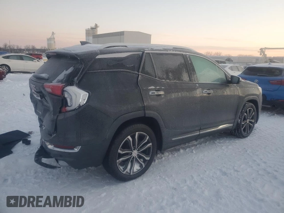 2019 GMC Terrain Denali with VIN 3GKALSEX5KL118360, listed as a Copart auction lot 87846635 with 135,068 mi miles and Salvage Title. Bid and sale history available at DreamBid. Image 3.