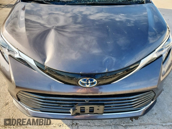 2023 Toyota Sienna Platinum with VIN 5TDESKFC1PS107059, listed as a Copart auction lot 59583485 with Not provided miles and Salvage title. Bid and sale history available at DreamBid. Image 12.