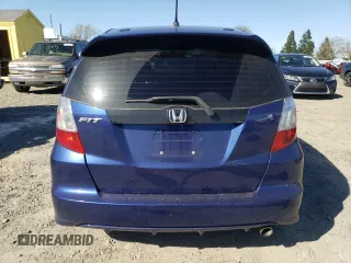2013 Honda Fit Sport with VIN JHMGE8H57DC072654, listed as a Copart auction lot 48356135 with 82,557 mi miles and Salvage Title. Bid and sale history available at carsss.com. Image 6.