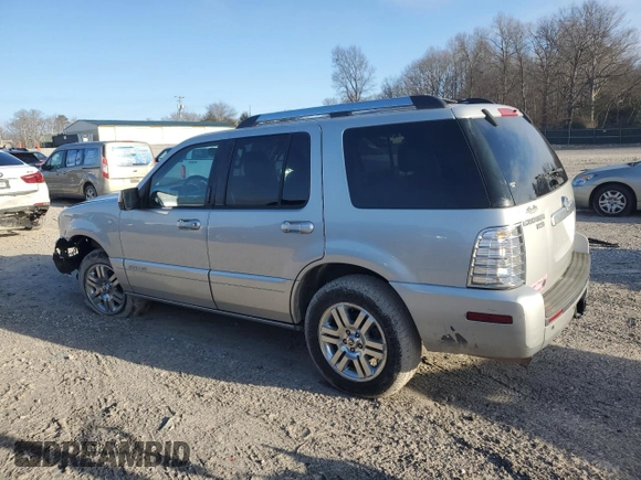 2009 Mercury Mountaineer Premier with VIN 4M2EU38E39UJ02713, listed as a Copart auction lot 89241815 with 262,557 mi miles and Salvage Title. Bid and sale history available at carsss.com. Image 2.