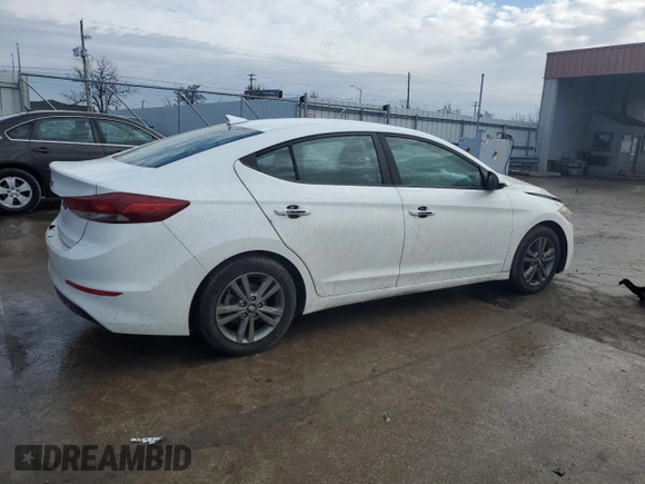 2018 Hyundai Elantra SEL with VIN 5NPD84LF7JH267044, listed as a Copart auction lot 46480515 with 127,849 mi miles and Salvage Title. Bid and sale history available at DreamBid. Image 3.