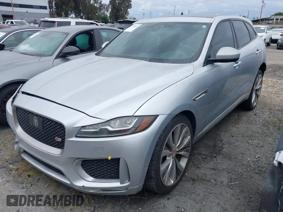 2017 Jaguar F-Pace S with VIN SADCM2BV6HA066651, listed as a IAAI auction lot 41758669 with 82,968 mi miles and . Bid and sale history available at DreamBid. Image 18.