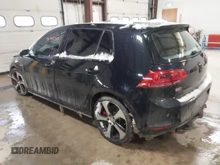 2017 Volkswagen Golf GTI S with VIN 3VW447AU1HM062755, listed as a IAAI auction lot 41307359 with 117,464 mi miles. Bid and sale history available at carsss.com. Image 3.