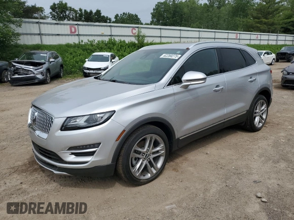 2019 Lincoln MKC Reserve with VIN 5LMCJ3D90KUL50611, listed as a Copart auction lot 62280275 with 48,835 mi miles and Clean title. Bid and sale history available at DreamBid. Image 1.