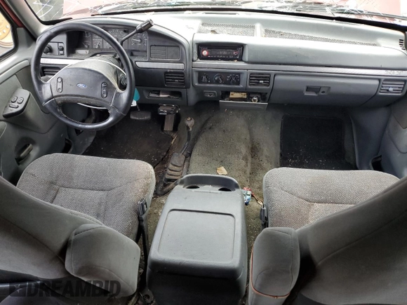 1993 Ford F-150 with VIN 1FTEX14H6PKB86844, listed as a Copart auction lot 52012705 with 127,784 mi miles and Salvage title. Bid and sale history available at DreamBid. Image 8.