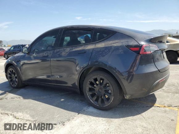 2024 Tesla Model Y Long Range with VIN 7SAYGDEEXRA237667, listed as a Copart auction lot 58260635 with Not provided miles and Salvage title. Bid and sale history available at DreamBid. Image 2.